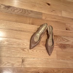 Sling back shoes. Never worn